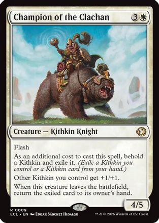 Champion of the Clachan (ECL-009) [Lorwyn Eclipsed] Foil
