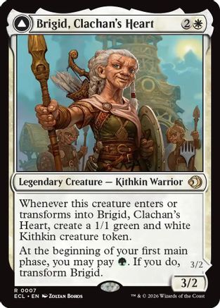 Brigid, Clachan's Heart (PPECL-007) [Promo Pack: Lorwyn Eclipsed]