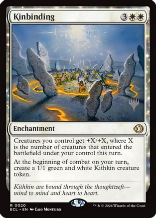 Kinbinding (PPECL-020) [Promo Pack: Lorwyn Eclipsed] Foil