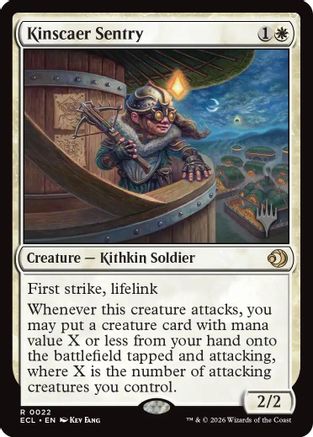Kinscaer Sentry (PPECL-022) [Promo Pack: Lorwyn Eclipsed] Foil