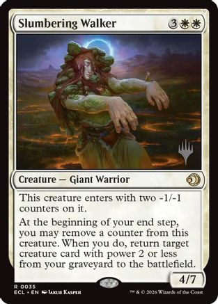 Slumbering Walker (PPECL-035) [Promo Pack: Lorwyn Eclipsed] Foil