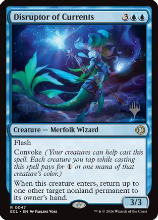 Disruptor of Currents (PPECL-047) [Promo Pack: Lorwyn Eclipsed] Foil