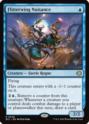 Flitterwing Nuisance (PPECL-048) [Promo Pack: Lorwyn Eclipsed] Foil