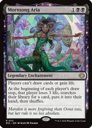 Mornsong Aria (PPECL-111) [Promo Pack: Lorwyn Eclipsed] Foil