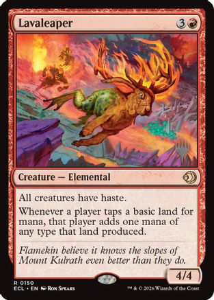 Lavaleaper (PPECL-150) [Promo Pack: Lorwyn Eclipsed]