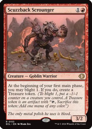 Scuzzback Scrounger (PPECL-153) [Promo Pack: Lorwyn Eclipsed]
