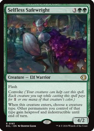 Selfless Safewright (PPECL-193) [Promo Pack: Lorwyn Eclipsed]