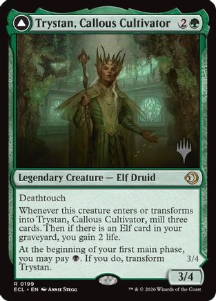 Trystan, Callous Cultivator (PPECL-199) [Promo Pack: Lorwyn Eclipsed] Foil