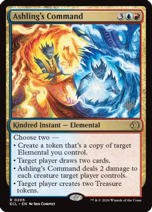 Ashling's Command (PPECL-205) [Promo Pack: Lorwyn Eclipsed] Foil