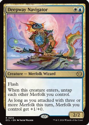 Deepway Navigator (PPECL-214) [Promo Pack: Lorwyn Eclipsed] Foil