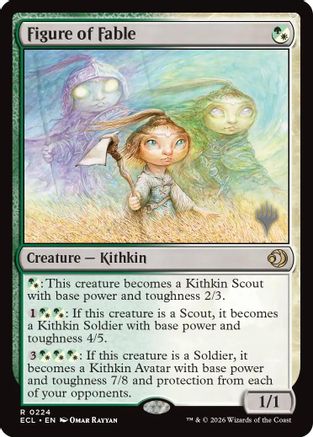 Figure of Fable (PPECL-224) [Promo Pack: Lorwyn Eclipsed] Foil
