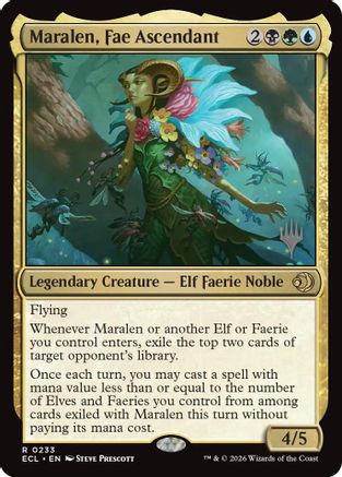 Maralen, Fae Ascendant (PPECL-233) [Promo Pack: Lorwyn Eclipsed] Foil