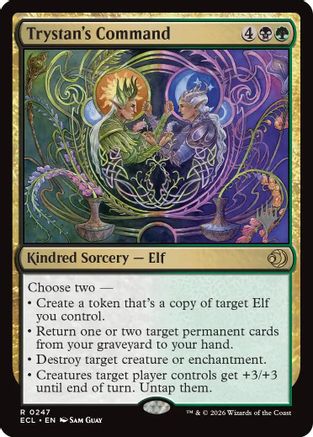 Trystan's Command (PPECL-247) [Promo Pack: Lorwyn Eclipsed]