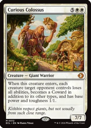 Curious Colossus (PPECL-012) [Promo Pack: Lorwyn Eclipsed]