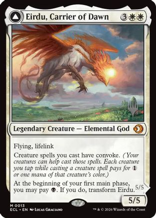 Eirdu, Carrier of Dawn (PPECL-013) [Promo Pack: Lorwyn Eclipsed]