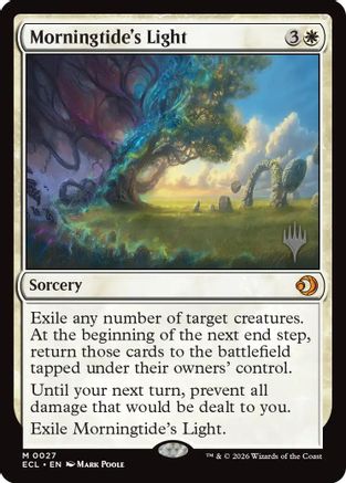Morningtide's Light (PPECL-027) [Promo Pack: Lorwyn Eclipsed] Foil