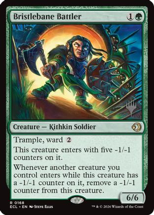 Bristlebane Battler (PPECL-168) [Promo Pack: Lorwyn Eclipsed] Foil