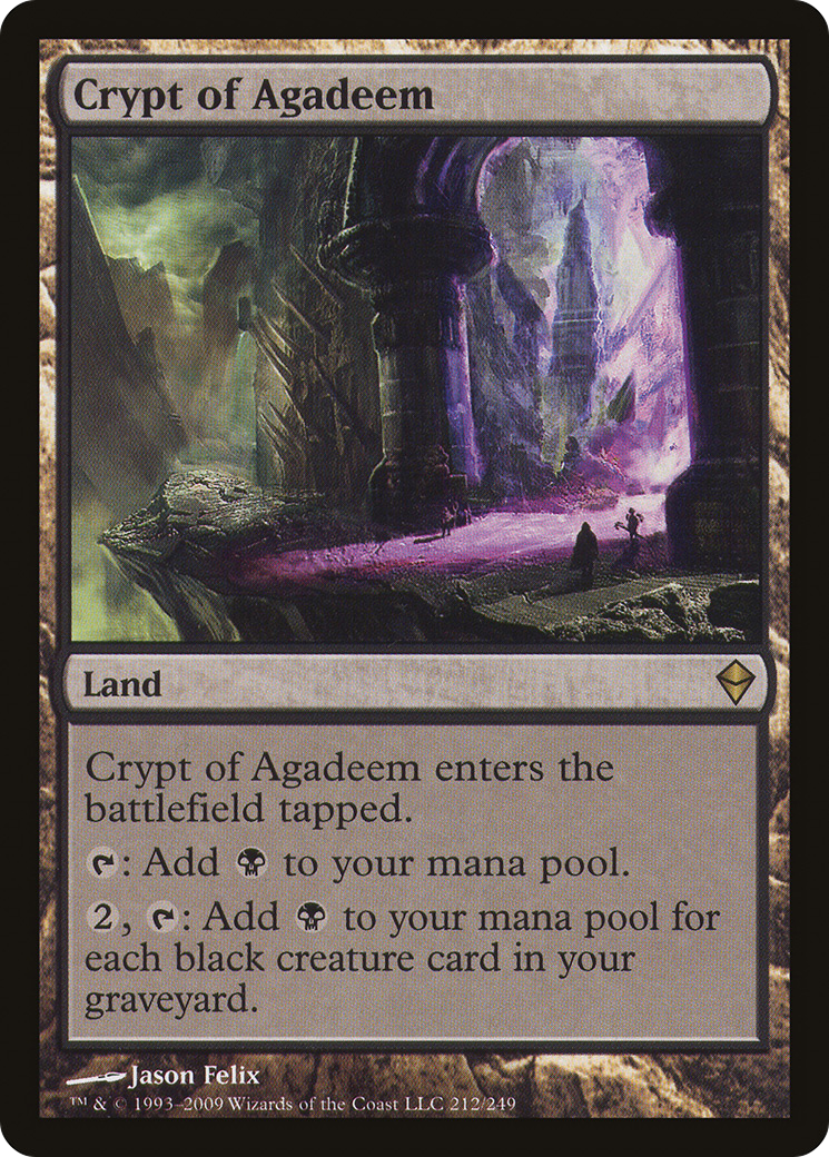 Crypt of Agadeem (ZEN-212) [Zendikar] Foil