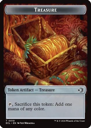 Treasure // Copy Double-Sided Token (ECC-10 // 1) [Commander: Lorwyn Eclipsed]