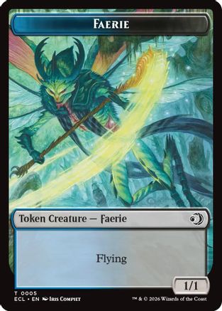 Faerie // Goblin Double-Sided Token (ECL-5 // 6) [Lorwyn Eclipsed] Foil
