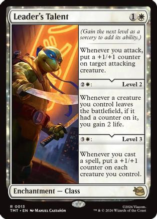 Leader's Talent (TMT-013) [Teenage Mutant Ninja Turtles] Foil