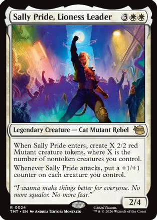 Sally Pride, Lioness Leader (TMT-024) [Teenage Mutant Ninja Turtles]