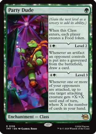 Party Dude (TMT-128) [Teenage Mutant Ninja Turtles] Foil