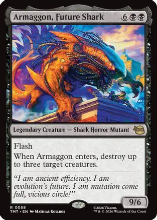 Armaggon, Future Shark (TMT-058) [Teenage Mutant Ninja Turtles] Foil