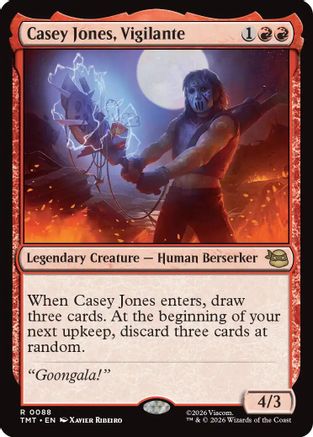 Casey Jones, Vigilante (TMT-088) [Teenage Mutant Ninja Turtles] Foil