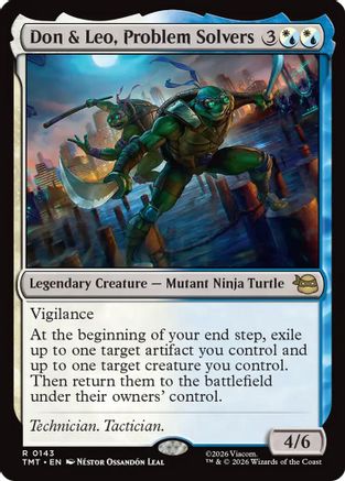 Don & Leo, Problem Solvers (TMT-143) [Teenage Mutant Ninja Turtles] Foil