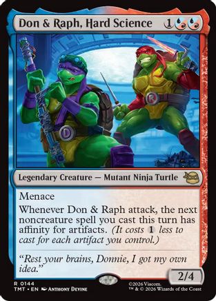Don & Raph, Hard Science (TMT-144) [Teenage Mutant Ninja Turtles] Foil