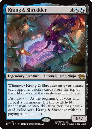 Krang & Shredder (TMT-153) [Teenage Mutant Ninja Turtles] Foil