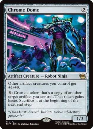 Chrome Dome (TMT-172) [Teenage Mutant Ninja Turtles] Foil
