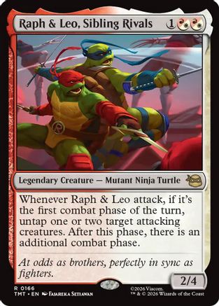 Raph & Leo, Sibling Rivals (TMT-166) [Teenage Mutant Ninja Turtles]