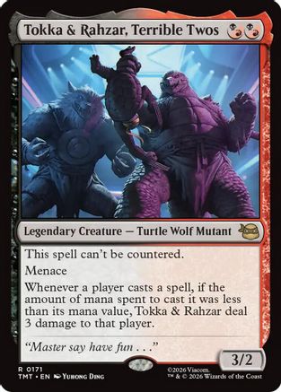 Tokka & Rahzar, Terrible Twos (TMT-171) [Teenage Mutant Ninja Turtles] Foil