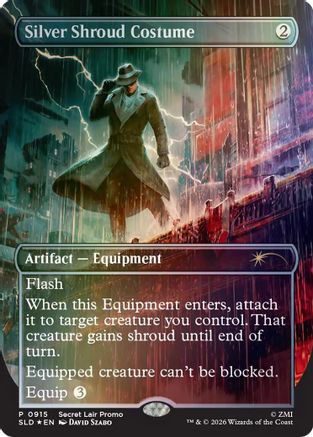 Silver Shroud Costume (SLD-915) [Secret Lair Drop Series] Foil