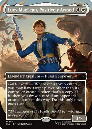 Lucy MacLean, Positively Armed (SLD-2447) [Secret Lair Drop Series] Foil