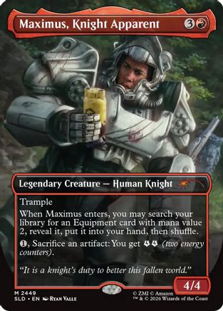 Maximus, Knight Apparent (SLD-2449) [Secret Lair Drop Series]