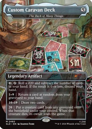 Custom Caravan Deck - The Deck of Many Things (SLD-2460) [Secret Lair Drop Series]