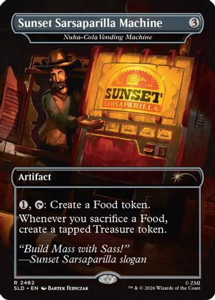 Sunset Sarsaparilla Machine - Nuka-Cola Vending Machine (SLD-2462) [Secret Lair Drop Series]