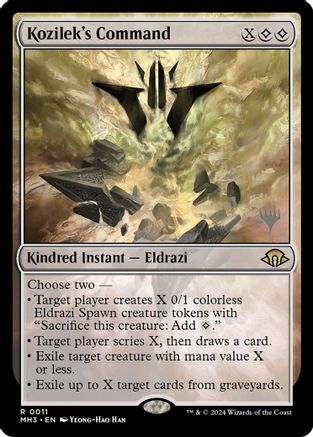 Kozilek's Command (PPECL-011) [Promo Pack: Lorwyn Eclipsed]