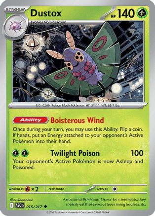 Dustox (015/217) [ME Ascended Heroes] - Uncommon