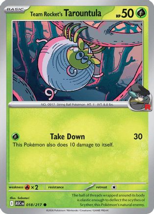 Team Rocket's Tarountula (018) [ME Ascended Heroes] - Common