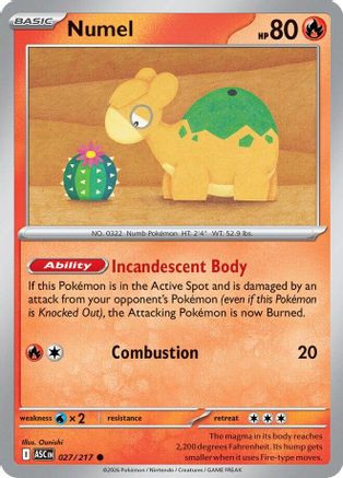 Numel (027/217) [ME Ascended Heroes] - Common