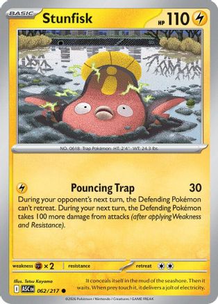 Stunfisk (062) [ME Ascended Heroes] Reverse Holofoil - Common