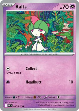 Ralts (087) [ME Ascended Heroes] Reverse Holofoil - Common