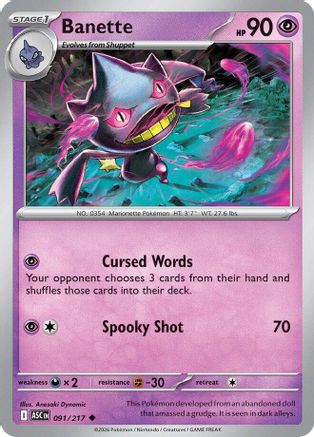 Banette (091/217) [ME Ascended Heroes] - Uncommon