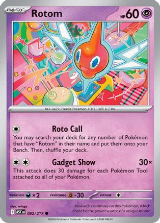 Rotom (092) [ME Ascended Heroes] Reverse Holofoil - Common