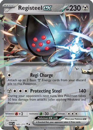 Registeel ex (145) [ME Ascended Heroes] Holofoil - Double Rare