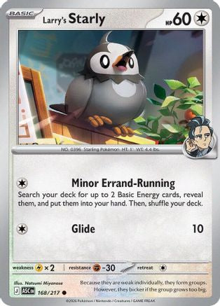 Larry's Starly (168) [ME Ascended Heroes] - Common